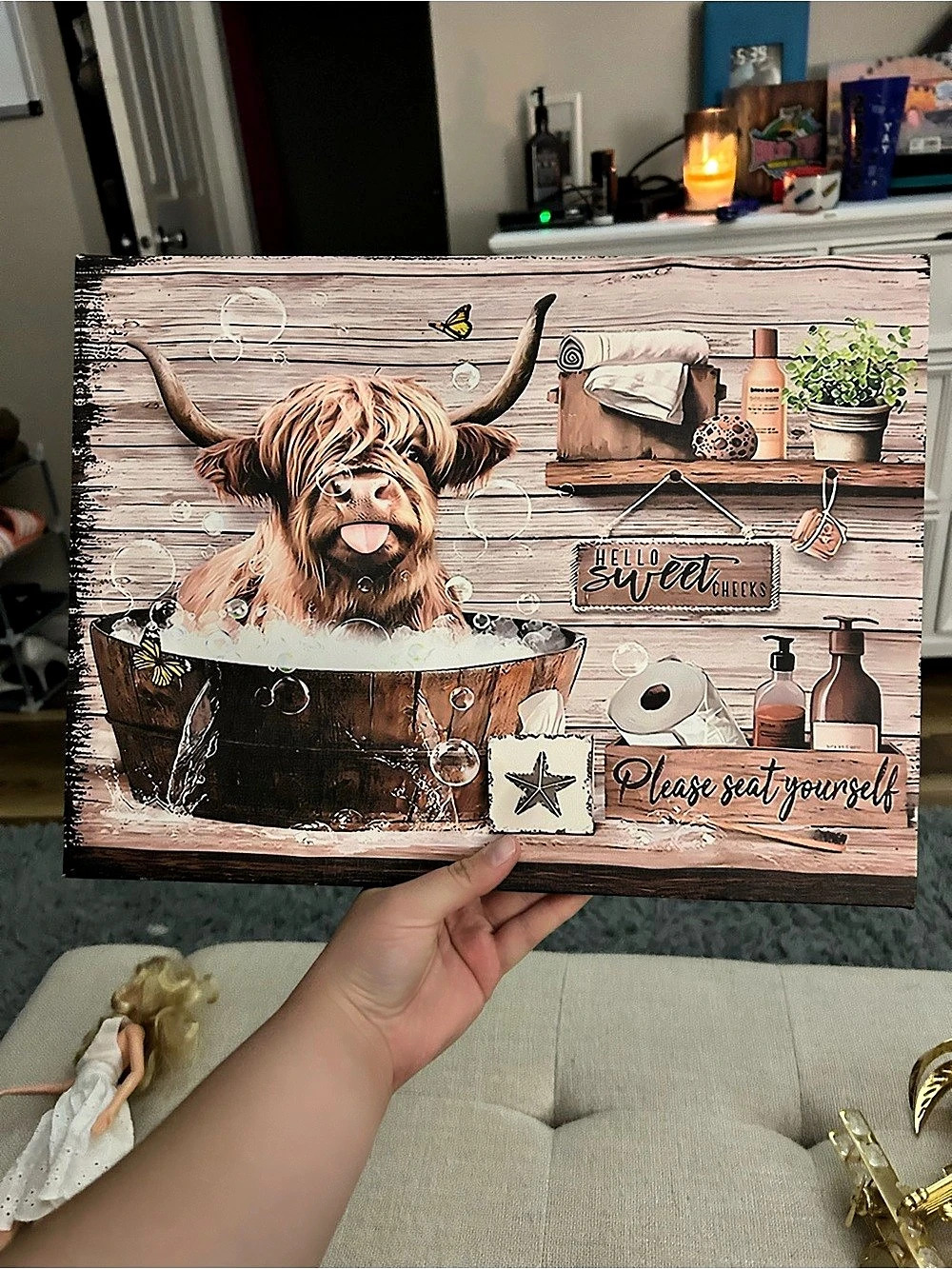 Highland Cow Wall Art